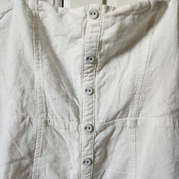 STREETWEAR SOCIETY White linen dress Size S - Picture 9 of 10